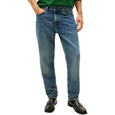 Tommy Hilfiger Men's Harlem Mid Rise Tapered Jeans, Blue (Torrance Indigo), 36W/30L Tommy Hilfiger Men's Harlem Mid Rise Tapered Jeans, Blue (Torrance Indigo), 36W/30L