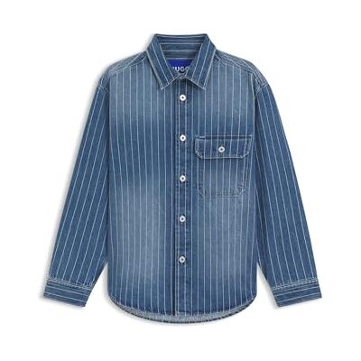 Hugo Boss Men's Ebolt Shirt, 427 Medium Blue, M Hugo Boss Men's Ebolt Shirt, 427 Medium Blue, M