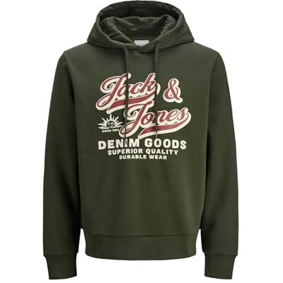 JACK & JONES Jjelogo Sweat Hood 2 Col 25/26 Noos Pls Plus Size JACK & JONES Jjelogo Sweat Hood 2 Col 25/26 Noos Pls Plus Size