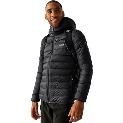 Regatta Mens Hooded Marizion Puffer Jacket Water Repellent Insulated Padded Winter Coat Regatta Mens Hooded Marizion Puffer Jacket Water Repellent Insulated Padded Winter Coat
