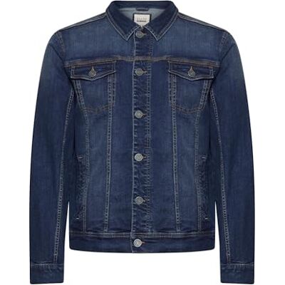 b BLEND Blend BHBHNARIL Outerwear Men's Denim Jacket Transition Jacket, Denim Dark Blue (200292), XL b BLEND Blend BHBHNARIL Outerwear Men's Denim Jacket Transition Jacket, Denim Dark Blue (200292), XL
