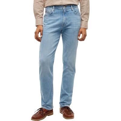 Tommy Hilfiger Men's Slim Straight Denton Rio Blue MW0MW43163 Other Jeans, Denim (Rio Blue), 32W / 30L Tommy Hilfiger Men's Slim Straight Denton Rio Blue MW0MW43163 Other Jeans, Denim (Rio Blue), 32W / 30L