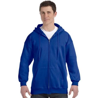 Hanes Men's Full Zip Ultimate Heavyweight Fleece Hoodie, Deep Royal, X-Large Hanes Men's Full Zip Ultimate Heavyweight Fleece Hoodie, Deep Royal, X-Large