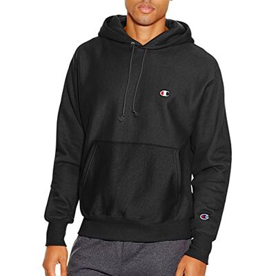 Champion Men's, Powerblend, Fleece Comfortable Hoodie, Sweatshirt (Reg. Or Big & Tall), Team Red Scarlet C Logo, XL Champion Men's, Powerblend, Fleece Comfortable Hoodie, Sweatshirt (Reg. Or Big & Tall), Team Red Scarlet C Logo, XL