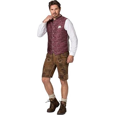 Stockerpoint Men's Edward Traditional Waistcoat, Bordeaux, 46 Stockerpoint Men's Edward Traditional Waistcoat, Bordeaux, 46