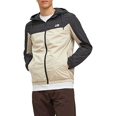 JACK & JONES Men's Jjdover Hooded Jacket, Crockery, XL JACK & JONES Men's Jjdover Hooded Jacket, Crockery, XL
