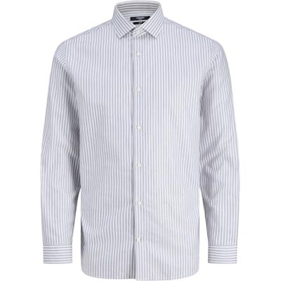 JACK & JONES Men's Jprblaparker Shirt L/S Noos, Bright White, XL JACK & JONES Men's Jprblaparker Shirt L/S Noos, Bright White, XL