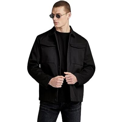 G-STAR Men's Chore Overshirt, Black (dk black D22936-C900-6484), M G-STAR Men's Chore Overshirt, Black (dk black D22936-C900-6484), M