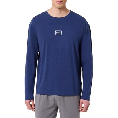 Hugo Boss Laze Men's Long-Sleeved Shirt 10261152 01 Lounge, Dark Blue, XL Hugo Boss Laze Men's Long-Sleeved Shirt 10261152 01 Lounge, Dark Blue, XL