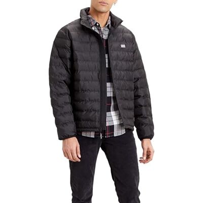 Levi's Men's Short Down Packable Jacket Mineral Black (Black) XXL - Levi's Men's Short Down Packable Jacket Mineral Black (Black) XXL -