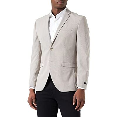 JACK & JONES JACK&JONES JPRSOLARIS Check Blazer SN Chaqueta de Traje, White Pepper/Checks Super Slim FIT, 52 para Hombre JACK & JONES JACK&JONES JPRSOLARIS Check Blazer SN Chaqueta de Traje, White Pepper/Checks Super Slim FIT, 52 para Hombre