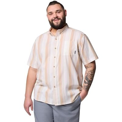 Columbia Men's Rapid Rivers II Short Sleeve Shirt, Dark Stone Wide Stripe, X-Large Columbia Men's Rapid Rivers II Short Sleeve Shirt, Dark Stone Wide Stripe, X-Large