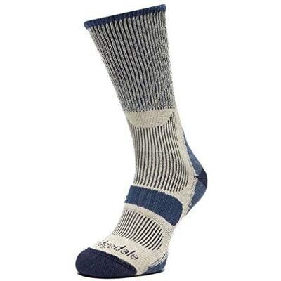 Bridgedale HIKE Lightweight Cotton Cool Comfort Boot-Men's- Large-Indigo Bridgedale HIKE Lightweight Cotton Cool Comfort Boot-Men's- Large-Indigo