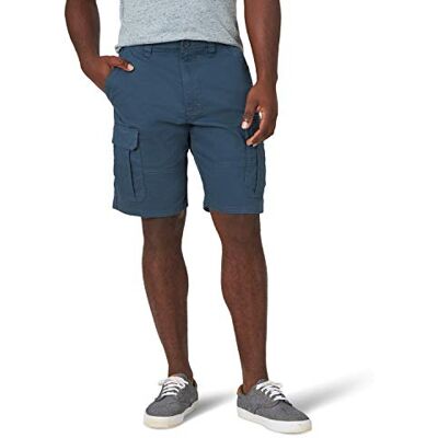 Wrangler Authentics Men's Classic Cargo Stretch Short, Midnight Blue, 40 Wrangler Authentics Men's Classic Cargo Stretch Short, Midnight Blue, 40