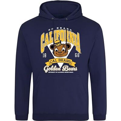 Outerstuff University of California Berkeley Men's Hoodie, Officially Licensed Pullover Hooded Sweatshirt, Navy (Size S) Outerstuff University of California Berkeley Men's Hoodie, Officially Licensed Pullover Hooded Sweatshirt, Navy (Size S)