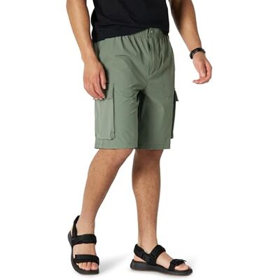 Amazon Essentials Men's Loose-Fit 11" (28cm) Long Cargo Shorts Amazon Essentials Men's Loose-Fit 11" (28cm) Long Cargo Shorts