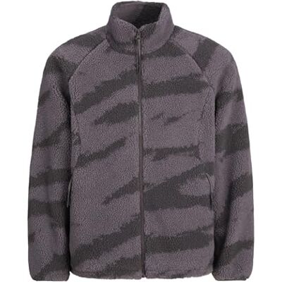 JACK & JONES Male Fleece Jacket, Pavement, S JACK & JONES Male Fleece Jacket, Pavement, S