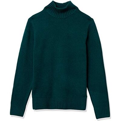 Amazon Essentials Men's Long-Sleeve Soft Touch Turtleneck Jumper, Forest Green, XL Amazon Essentials Men's Long-Sleeve Soft Touch Turtleneck Jumper, Forest Green, XL