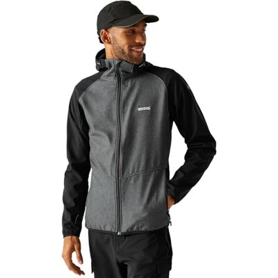 Regatta Mens Arec III Softshell Jacket Water Repellent Midlayer Coat Regatta Mens Arec III Softshell Jacket Water Repellent Midlayer Coat