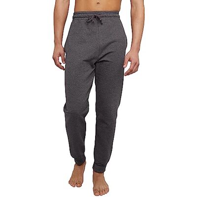 Hanes Men's EcoSmart Jogger Sweatpants, Midweight Fleece Lounge Pants, 30.5", Charcoal Heather, XXL Hanes Men's EcoSmart Jogger Sweatpants, Midweight Fleece Lounge Pants, 30.5", Charcoal Heather, XXL