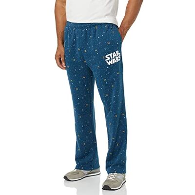 Amazon Essentials Disney Marvel Star Wars Men's Fleece Joggers (Available in Big & Tall), Star Wars Logo Ships, XL Amazon Essentials Disney Marvel Star Wars Men's Fleece Joggers (Available in Big & Tall), Star Wars Logo Ships, XL