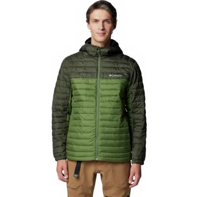Columbia Men's Silver Falls 2 Hooded Jacket, Canteen/Greenscape, XXL Columbia Men's Silver Falls 2 Hooded Jacket, Canteen/Greenscape, XXL