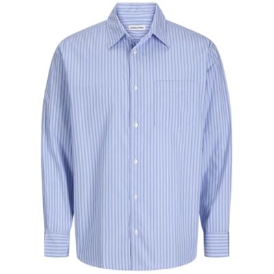 JACK & JONES Jjcody Poplin Shirt LS Sn, Windsurfer, L JACK & JONES Jjcody Poplin Shirt LS Sn, Windsurfer, L
