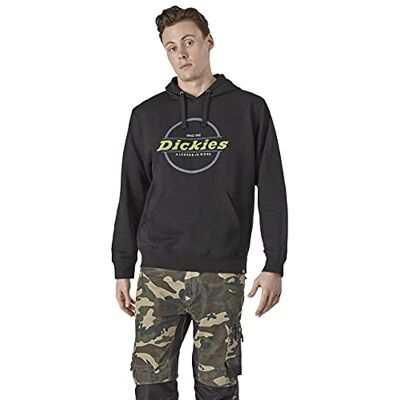 Dickies Men's Icon Logo Hoodie Hooded Sweatshirt, Black, XL Dickies Men's Icon Logo Hoodie Hooded Sweatshirt, Black, XL