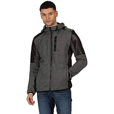 Regatta Men's Wilkin Fleece Jacket, Black, XL Chest 43-44 Inches (109-112 cm) Regatta Men's Wilkin Fleece Jacket, Black, XL Chest 43-44 Inches (109-112 cm)