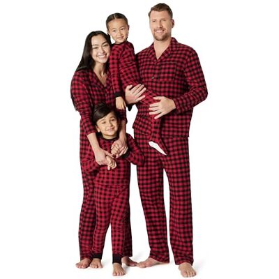 Amazon Essentials Men's Matching Holiday Family Pyjama Sets, Classic Buffalo Check, XXL Amazon Essentials Men's Matching Holiday Family Pyjama Sets, Classic Buffalo Check, XXL