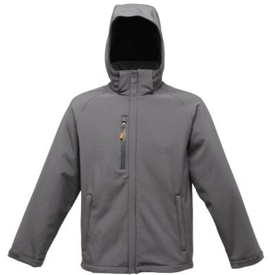 Regatta Men's X-Pro Repeller Lined Hooded Softshell Jacket, Grey (Seal Grey), Large (Manufacturer Size:L) Regatta Men's X-Pro Repeller Lined Hooded Softshell Jacket, Grey (Seal Grey), Large (Manufacturer Size:L)