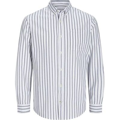 JACK & JONES Men's Jjeoxford Shirt LS Noos Long Sleeve Shirt, Ensign Blue, M JACK & JONES Men's Jjeoxford Shirt LS Noos Long Sleeve Shirt, Ensign Blue, M