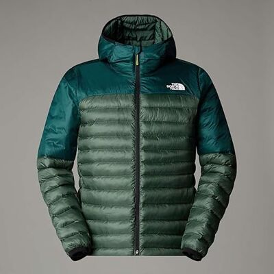 The North Face Men's Terra Peak Hooded Jacket, Duck Green/Deep Nori, L The North Face Men's Terra Peak Hooded Jacket, Duck Green/Deep Nori, L