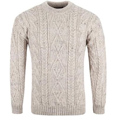 Nauticalia Classic Aran Jumper, Skiddaw, XL Nauticalia Classic Aran Jumper, Skiddaw, XL