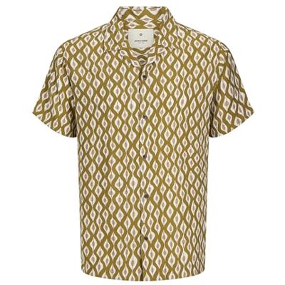 JACK & JONES JPRBLULINCOLN Print Resort Shirt S/S SN, Fir Green/AOP:Comfort Fit, S JACK & JONES JPRBLULINCOLN Print Resort Shirt S/S SN, Fir Green/AOP:Comfort Fit, S