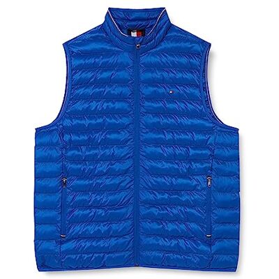 Tommy Hilfiger Men's Packable Recycled Vest Padded, Blue (Ultra Blue), XXL Tommy Hilfiger Men's Packable Recycled Vest Padded, Blue (Ultra Blue), XXL