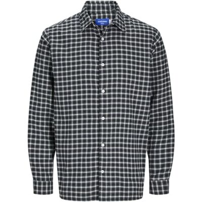 JACK & JONES Jorjoshua Flannel Check Shirt LS, Forest Night, M JACK & JONES Jorjoshua Flannel Check Shirt LS, Forest Night, M