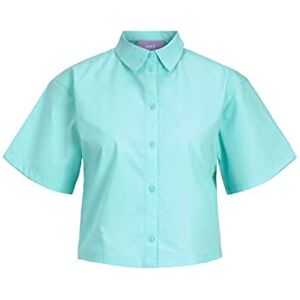 JACK & JONES Women's Jxmission SS Short Shirt Sn Blouse, Aruba Blue, XS JACK & JONES Women's Jxmission SS Short Shirt Sn Blouse, Aruba Blue, XS