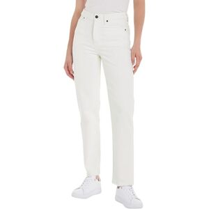 Tommy Hilfiger Women's Classic Straight Hw a Ecru Ww0ww40642 Denim Pants, White (Ecru), 30W / 30L Tommy Hilfiger Women's Classic Straight Hw a Ecru Ww0ww40642 Denim Pants, White (Ecru), 30W / 30L