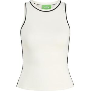 JJXX JACK & JONES Jxevelyn Comfy Piping Top Knit, Vanilla Ice, XS JJXX JACK & JONES Jxevelyn Comfy Piping Top Knit, Vanilla Ice, XS