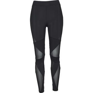 Urban Classics Women's Ladies Triangel Tech Mesh Leggings, Black (Blk/Blk), L Urban Classics Women's Ladies Triangel Tech Mesh Leggings, Black (Blk/Blk), L