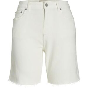 JJXX JXHazel Women's Denim Shorts Long, Ecru/Detail:AKM12, S JJXX JXHazel Women's Denim Shorts Long, Ecru/Detail:AKM12, S