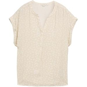 TOM TAILOR Women's Blouse, 38313 Champagne Offwhite Minimal, 10 TOM TAILOR Women's Blouse, 38313 Champagne Offwhite Minimal, 10
