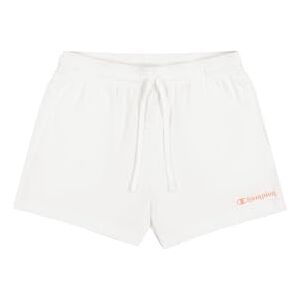 Champion Women's Legacy W Graphic Shorts, White (WW001), M Champion Women's Legacy W Graphic Shorts, White (WW001), M