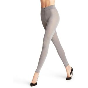 FALKE Womens Softmerino W Wool Cotton Thick Plain Leggings, Grey Light Melange 3830, S-M UK FALKE Womens Softmerino W Wool Cotton Thick Plain Leggings, Grey Light Melange 3830, S-M UK
