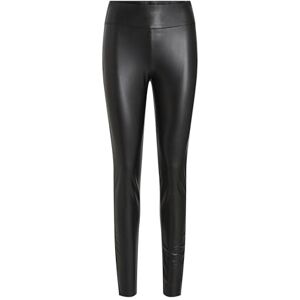 Vila Women's Vibarb Coated Hw Leggings-Noos, Black, XL Vila Women's Vibarb Coated Hw Leggings-Noos, Black, XL