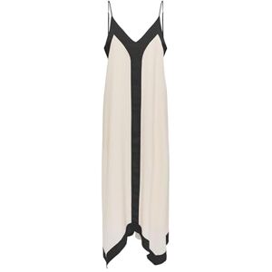 ONLY Women's Onldiana Life Strap Long Dress WVN, Eggnog, L ONLY Women's Onldiana Life Strap Long Dress WVN, Eggnog, L