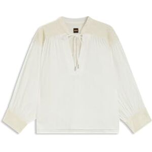 Boss Women's C_brodes Blouse, 118open White, 12 Boss Women's C_brodes Blouse, 118open White, 12
