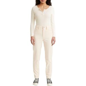 Levi's Women's High Waisted Mom Pants Mom Fit, White Smoke Corduroy, White Smoke Corduroy, 27 W/27 L Levi's Women's High Waisted Mom Pants Mom Fit, White Smoke Corduroy, White Smoke Corduroy, 27 W/27 L
