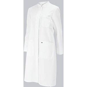 BP 1614-130-21-46n, Women's coat, Long sleeve, stand-up collar 205,00 g/m², Pure cotton white, 20n BP 1614-130-21-46n, Women's coat, Long sleeve, stand-up collar 205,00 g/m², Pure cotton white, 20n